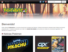 Tablet Screenshot of pokefanaticos.com